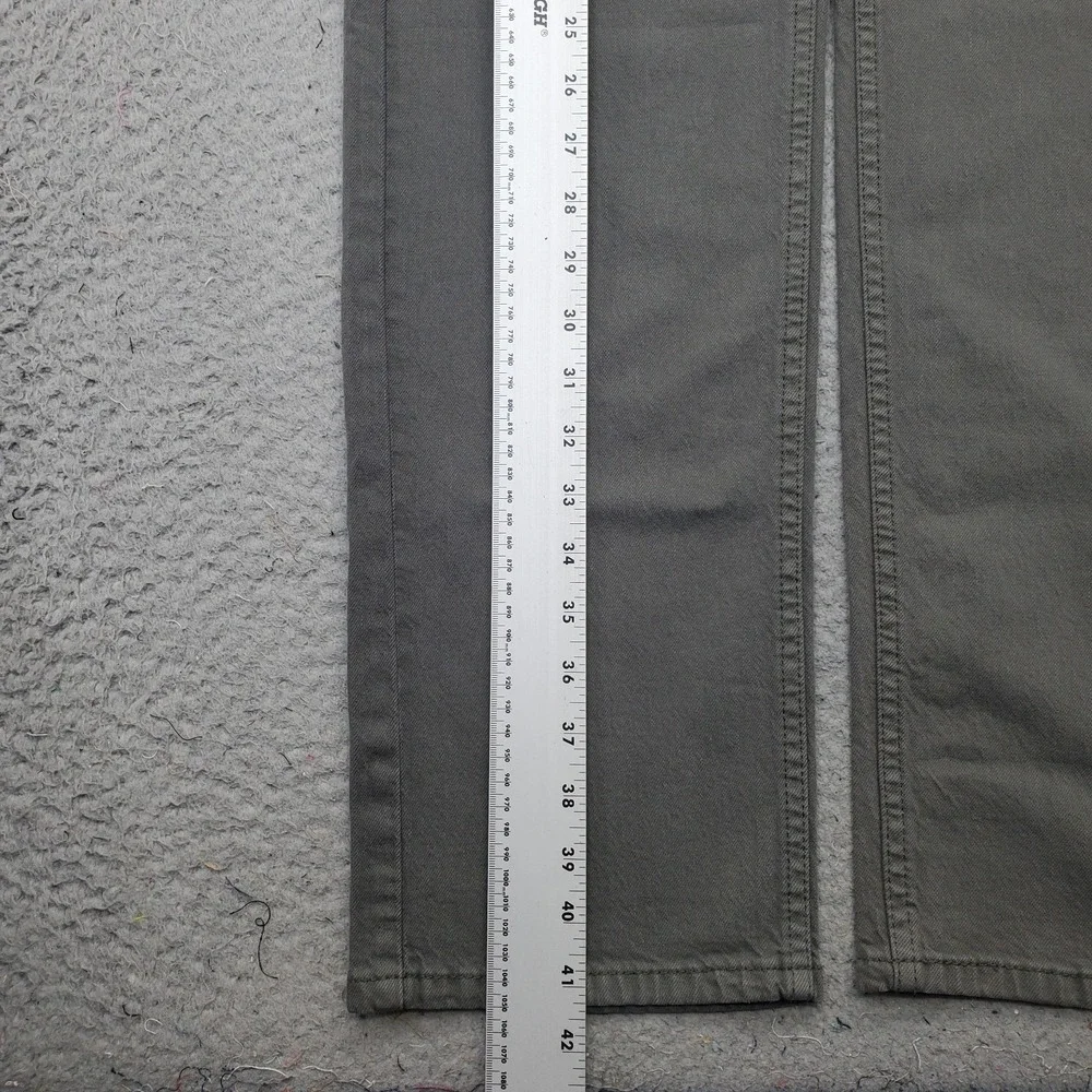 Levi's Jeans Mens 31x32 Gray Stretch Regular Fit Red Tab 5-Pocket Straight Leg